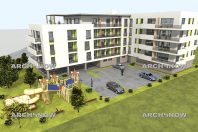 Vizualizácia projektu polyfunkčného obytného domu