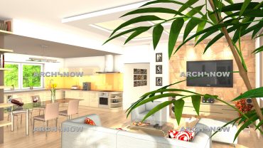 Vizualizácia interiéru holobytu