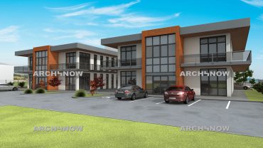 Vizualizácia projektu polyfunkčných budov