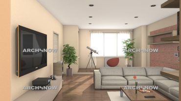 Vizualizácia rekonštrukcie interiéru bytu