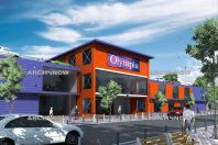 Vizualizácia štúdie obchodného centra